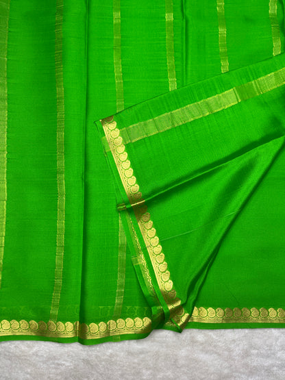 Pure crepe Mysore silk saree-70GSM (1103603)