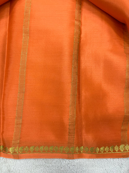 Pure crepe Mysore silk-Piping Contrast(1103603)