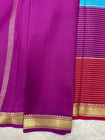 Pure crepe Mysore silk saree 26386509 (70gsm)