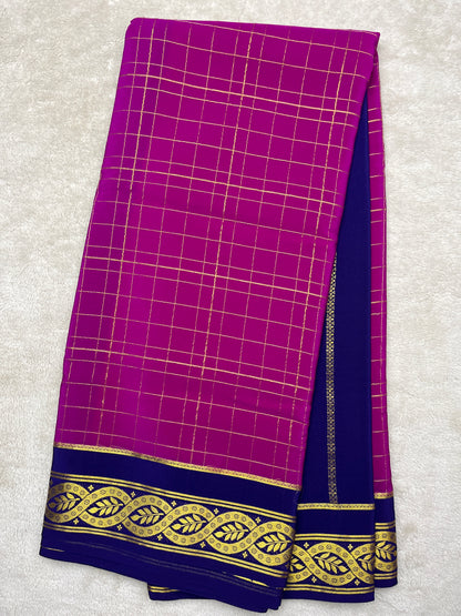 Pure Mysore silk-kslc checks (1453864)