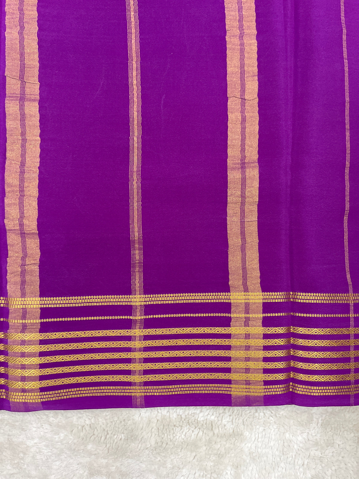 Pure Mysore silk saree -(143611)