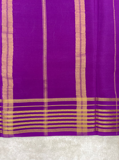Pure Mysore silk saree -(143611)
