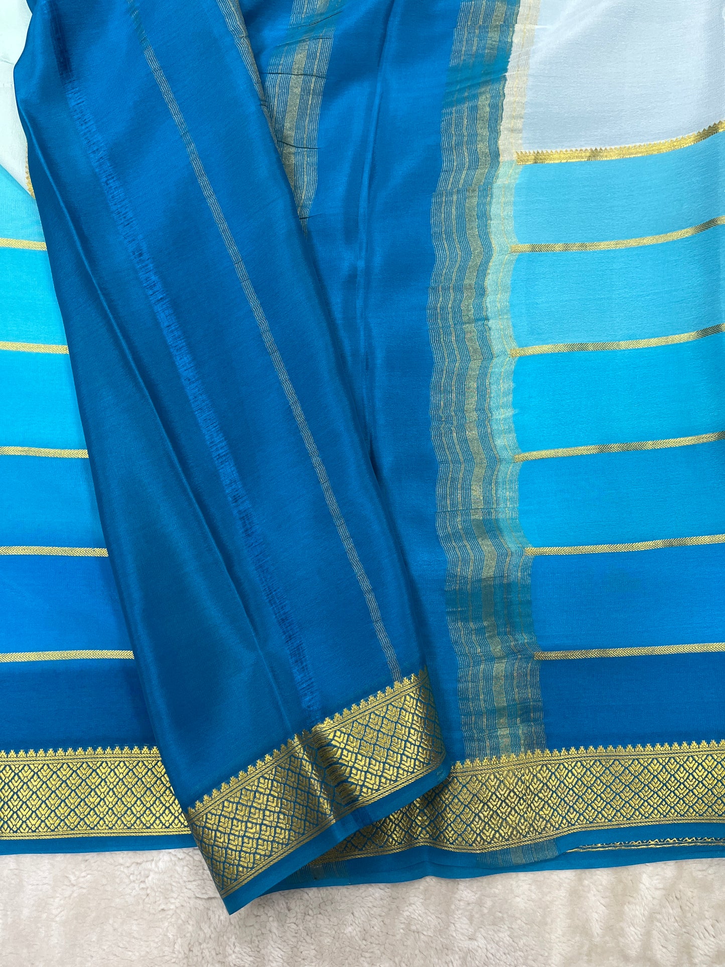 Pure Crepe Mysore Silk 3 D   - 1150102
