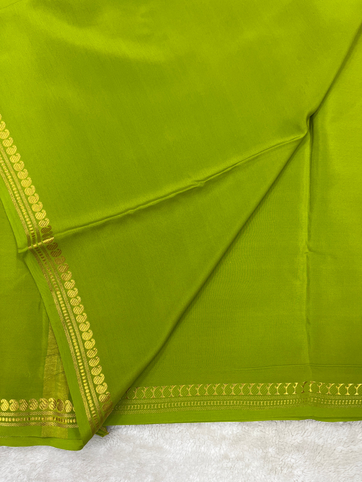 Pure Mysore silk saree -(1461576)