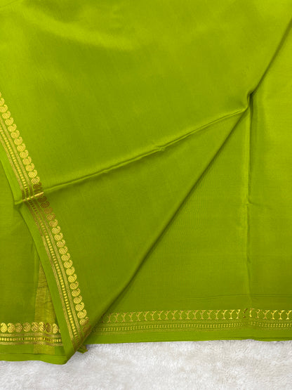 Pure Mysore silk saree -(1461576)