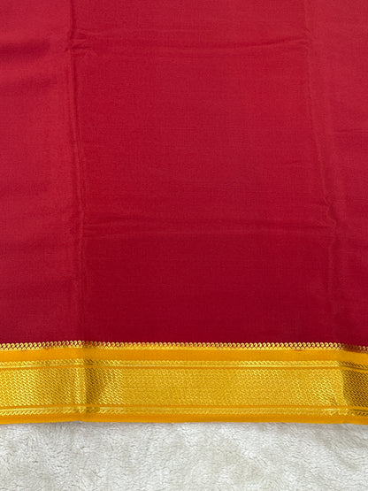 Sliver Based zari Pure Mysore Silk Saree