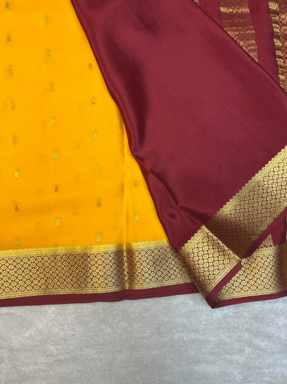 Pure Crepe Mysore Silk Saree-120 GSM(16271504)