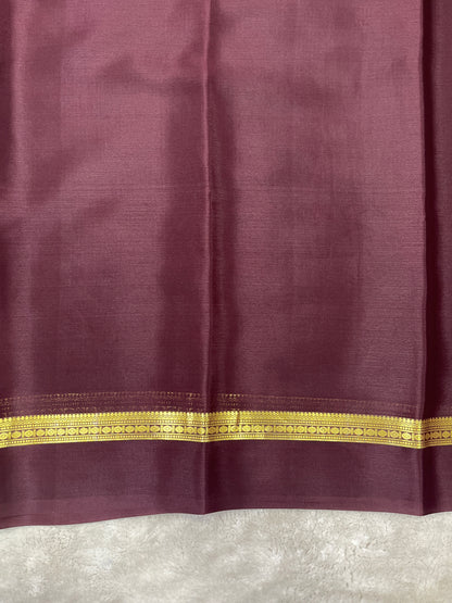 Pure crepe Mysore silk saree 26387301 (70gsm)