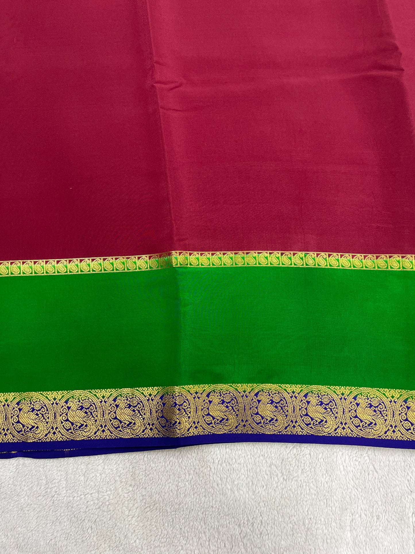 Sliver Based Zari Pure Mysore Silk Saree