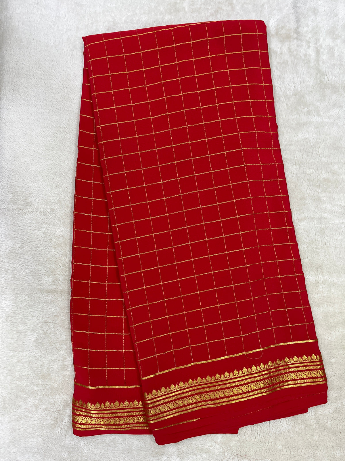 Pure Mysore silk saree -(1455490)