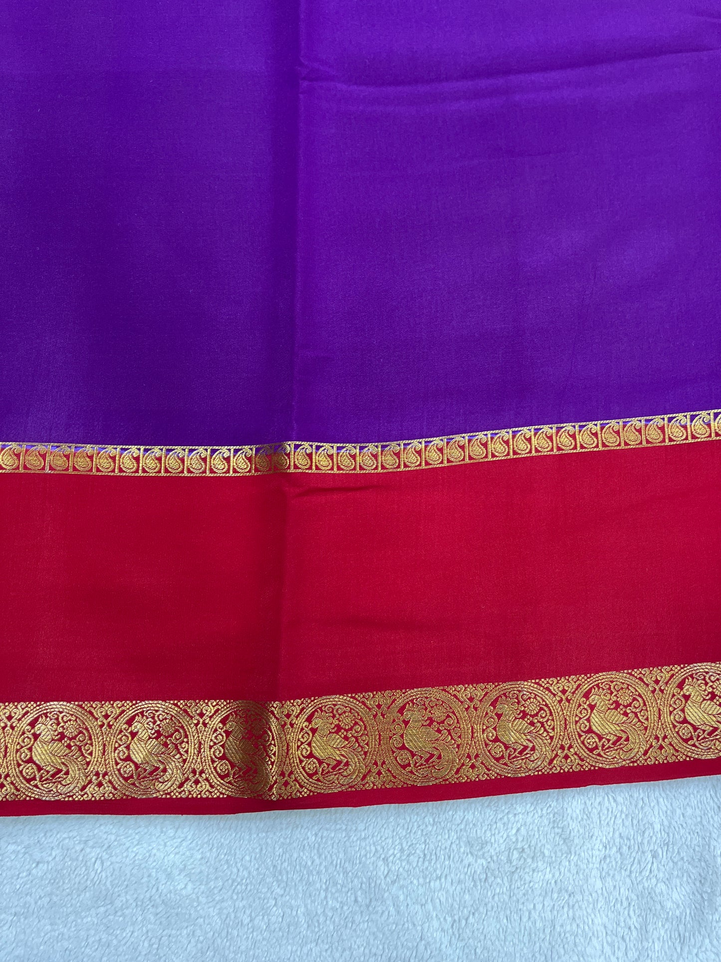 Sliver Based Zari Pure Mysore Silk Saree