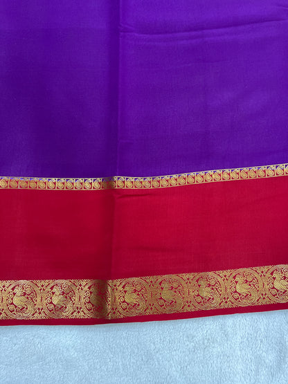 Sliver Based Zari Pure Mysore Silk Saree