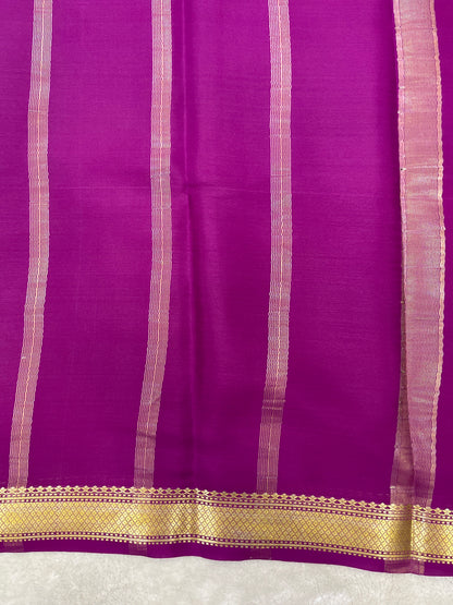 Pure crepe Mysore silk saree 26386509 (70gsm)