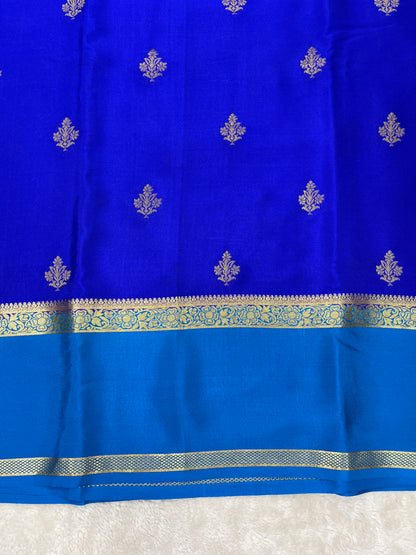Pure Crepe Mysore Silk Bentex contrast - 2637792