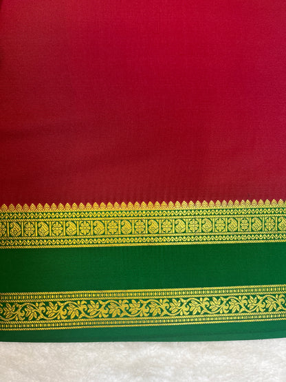 Pure crepe Mysore silk - partly Pallu (16274304)