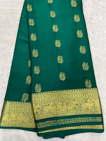 Pure Mysore silk saree- Butta(259871)