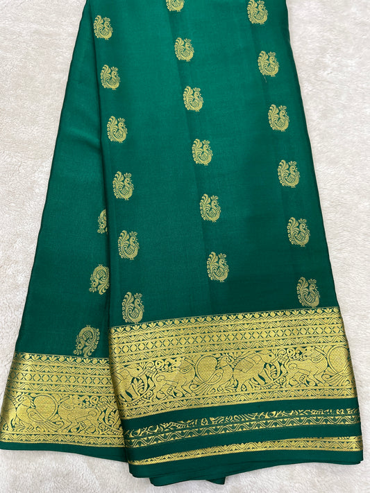 Pure Mysore silk saree- Butta(259871)