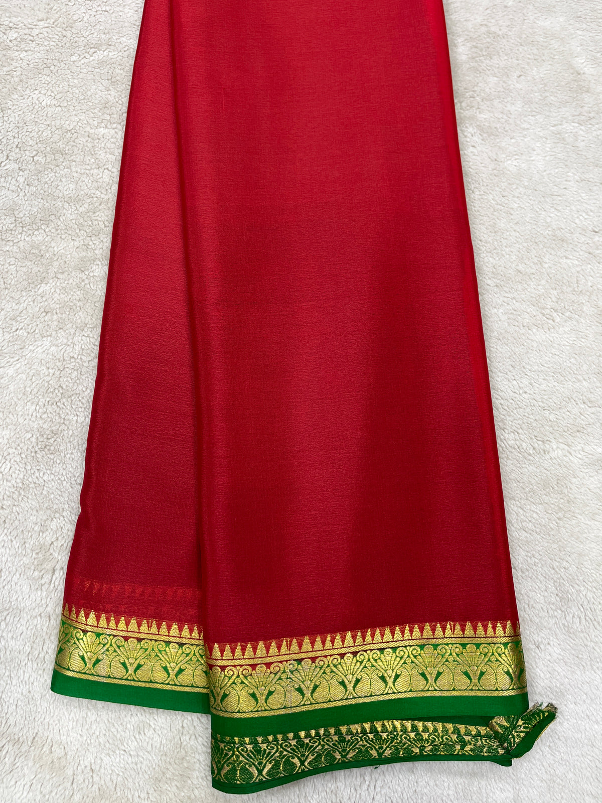 Pure crepe Mysore silk-Piping Contrast(1103601)