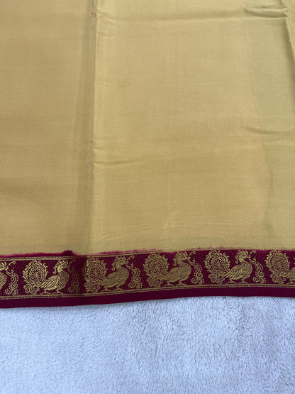 Sliver Based Zari Pure Mysore Silk Saree