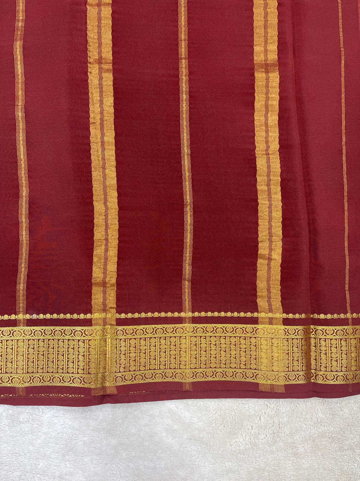 Pure Mysore Silk Saree-(143872)