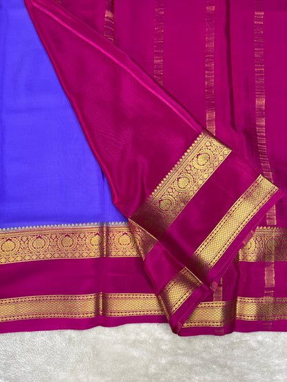 Pure Mysore crepe saree-120GSM(16273801)