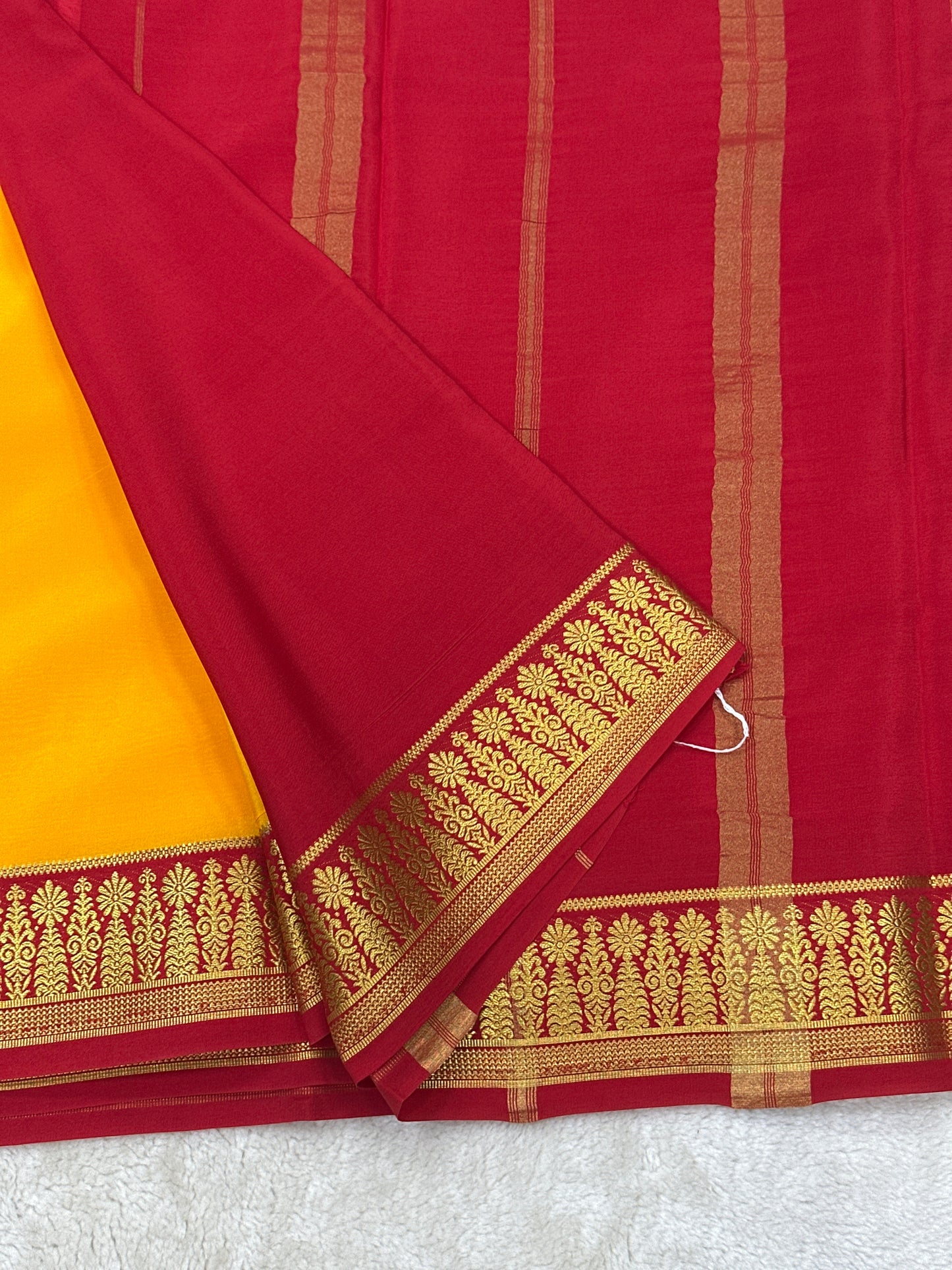 Sliver Based Zari Pure Mysore Silk Saree