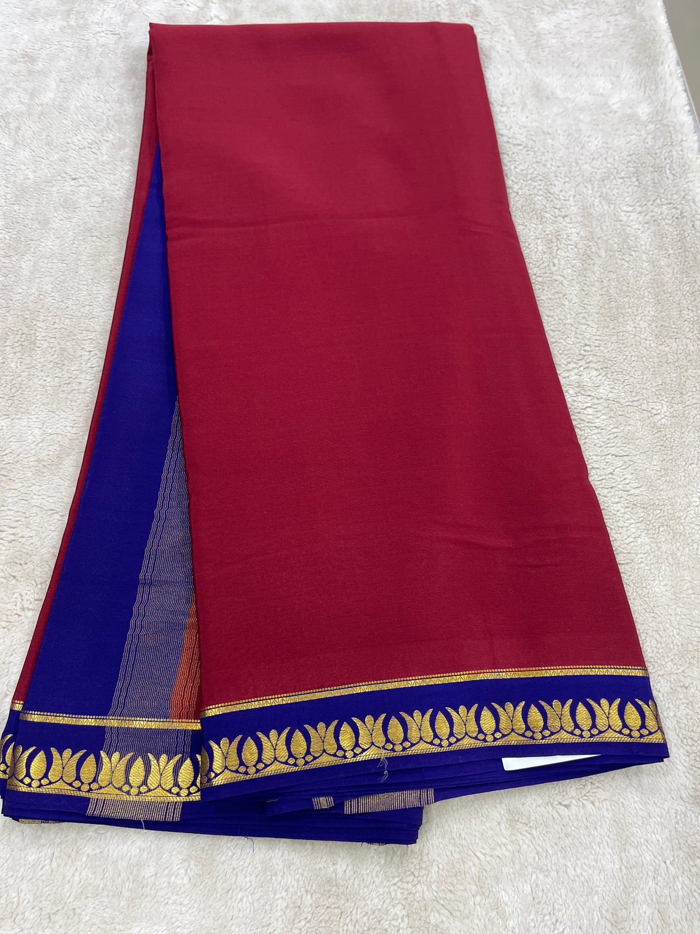 Sliver Based Zari Pure Mysore Silk Saree