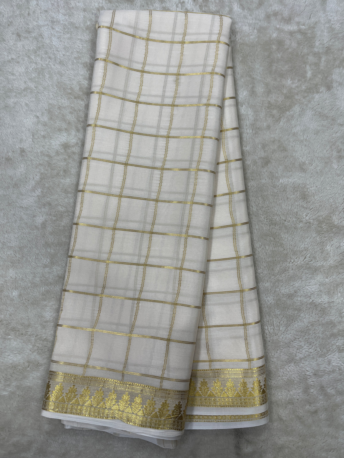 Pure crepe Mysore silk saree 13106333