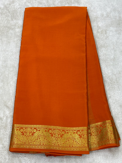 Sliver Based zari Pure Mysore Silk Saree