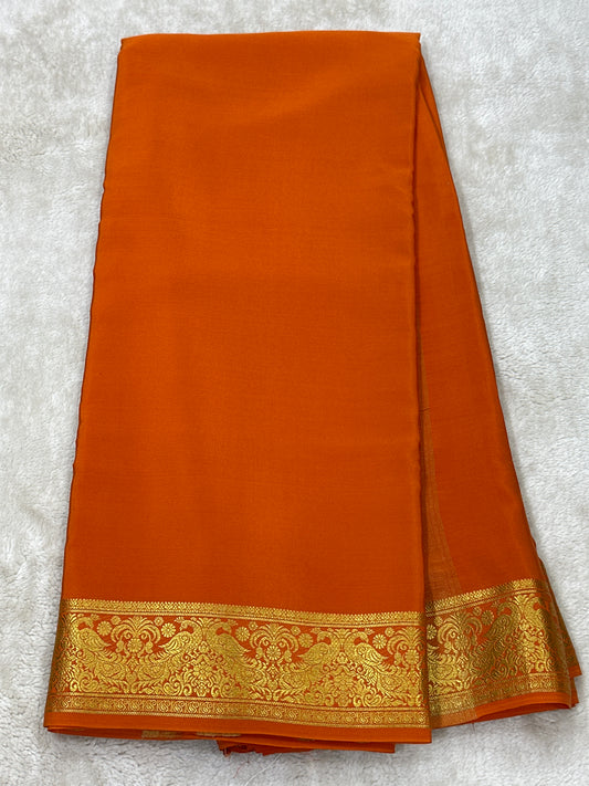 Sliver Based zari Pure Mysore Silk Saree