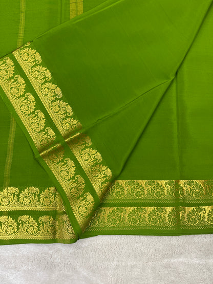 Pure Mysore Silk Saree-(1459016)