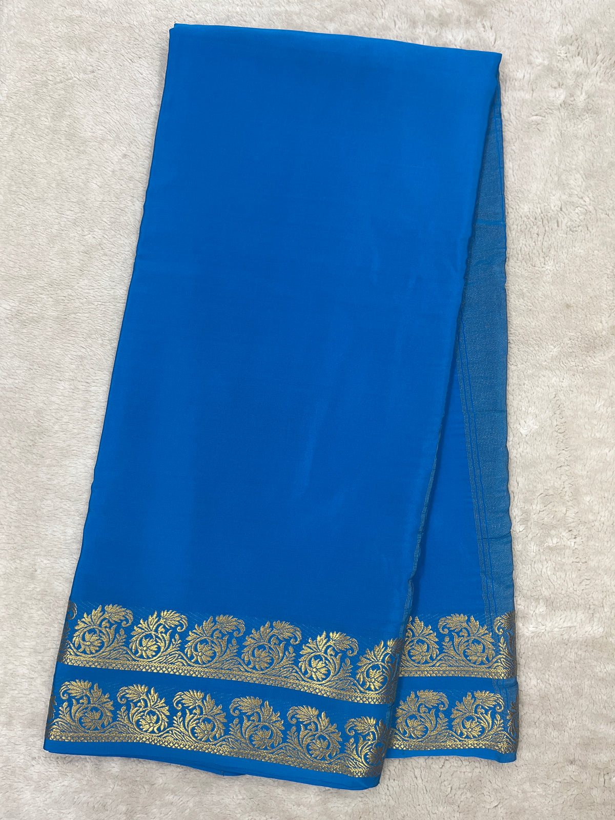 Pure Mysore Silk Saree-(1459016)