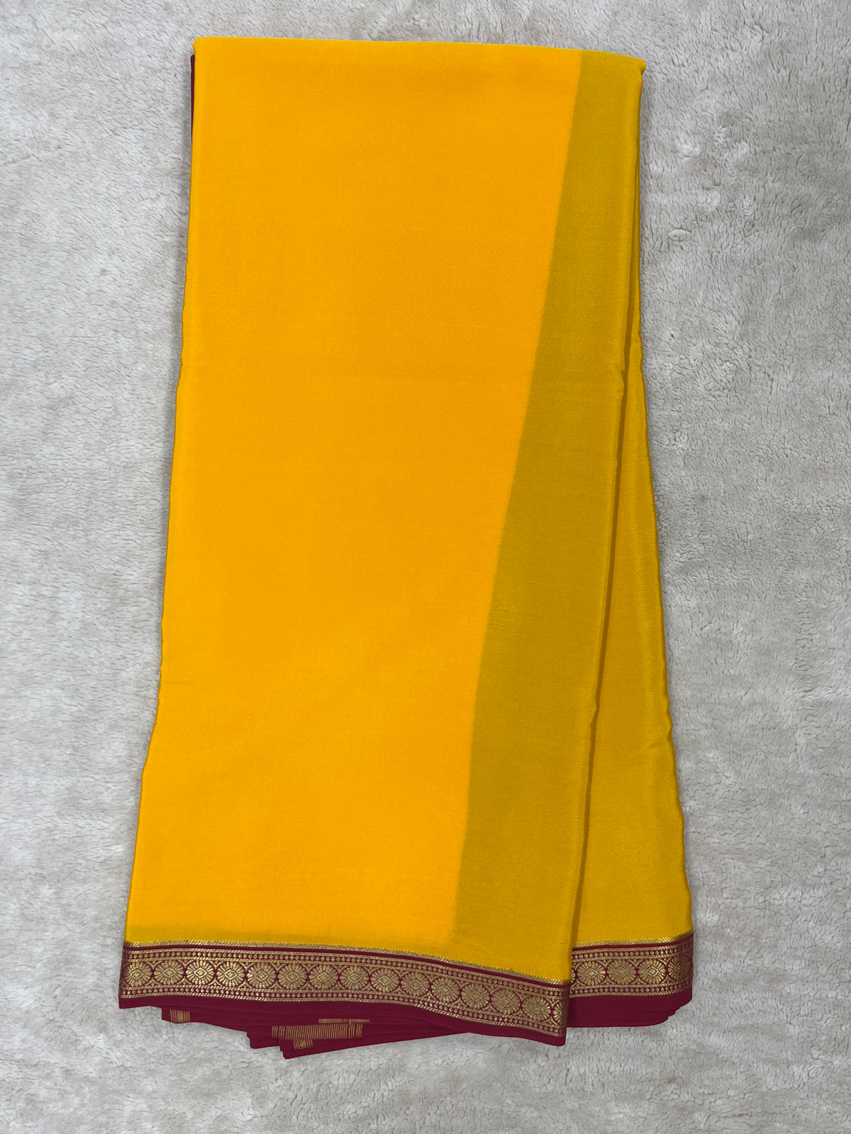 Pure Mysore Silk Saree-(1453664)