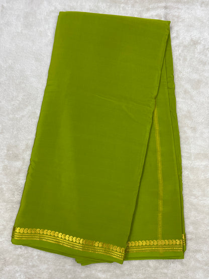 Pure Mysore silk saree -(1461576)