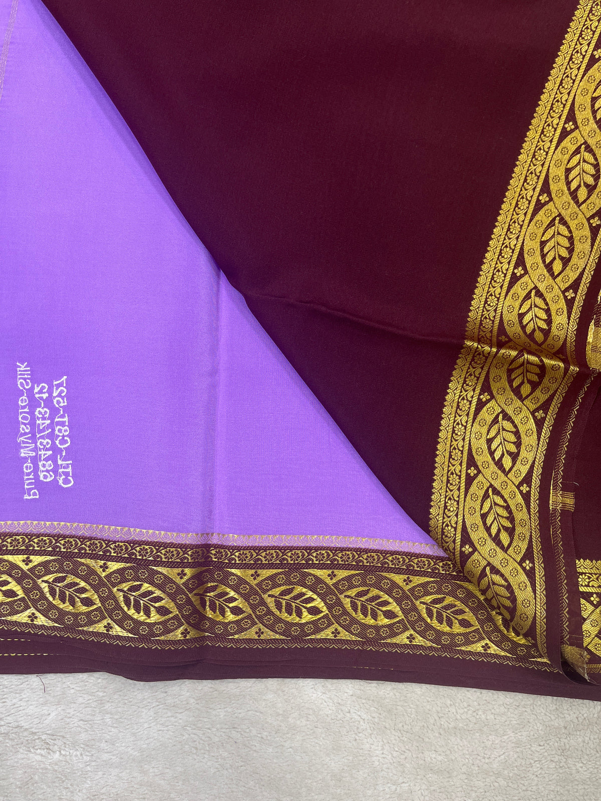 Pure Mysore Silk Saree-(145272)