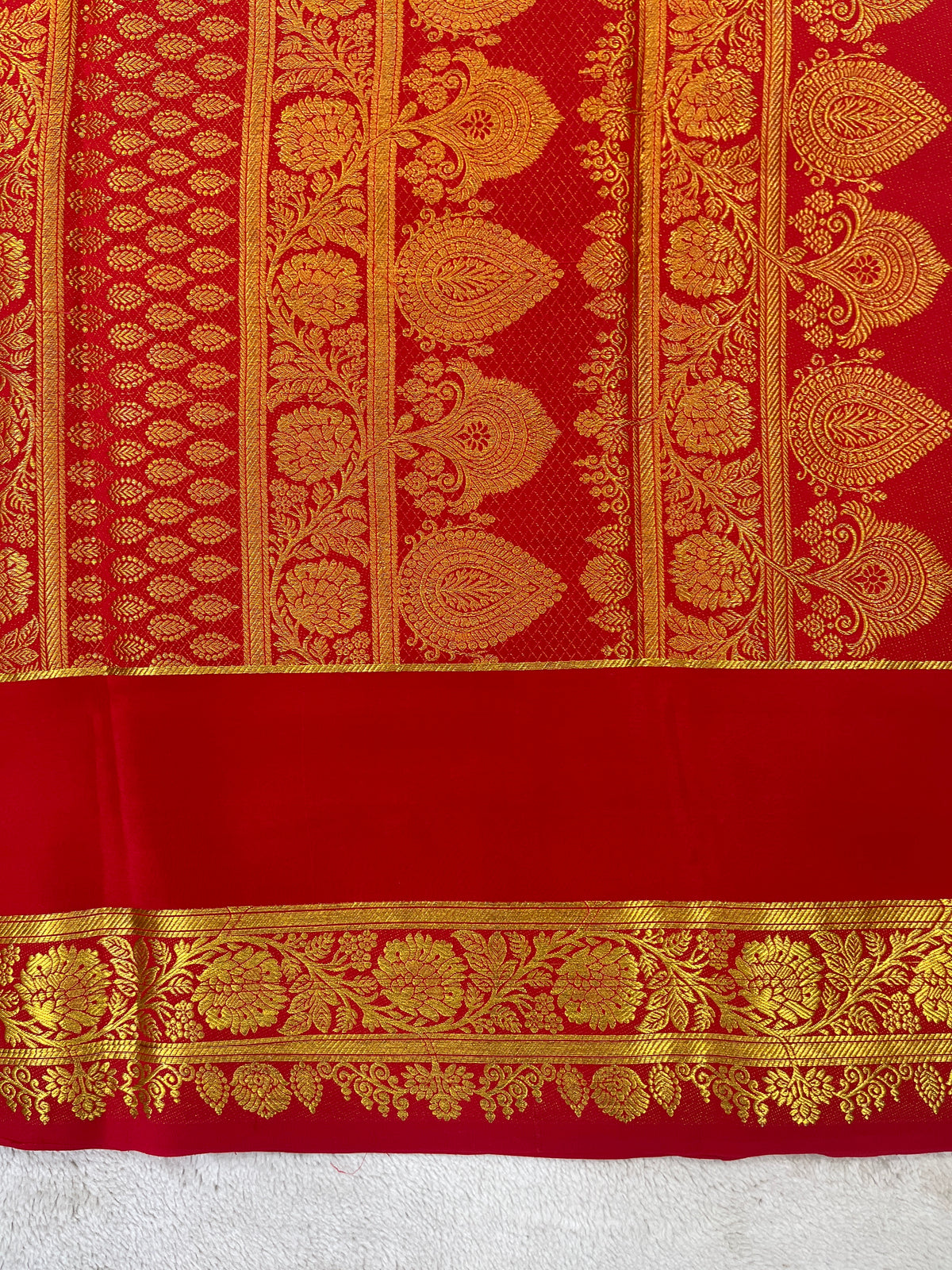 Pure Mysore silk saree 1463631(150 GSM)