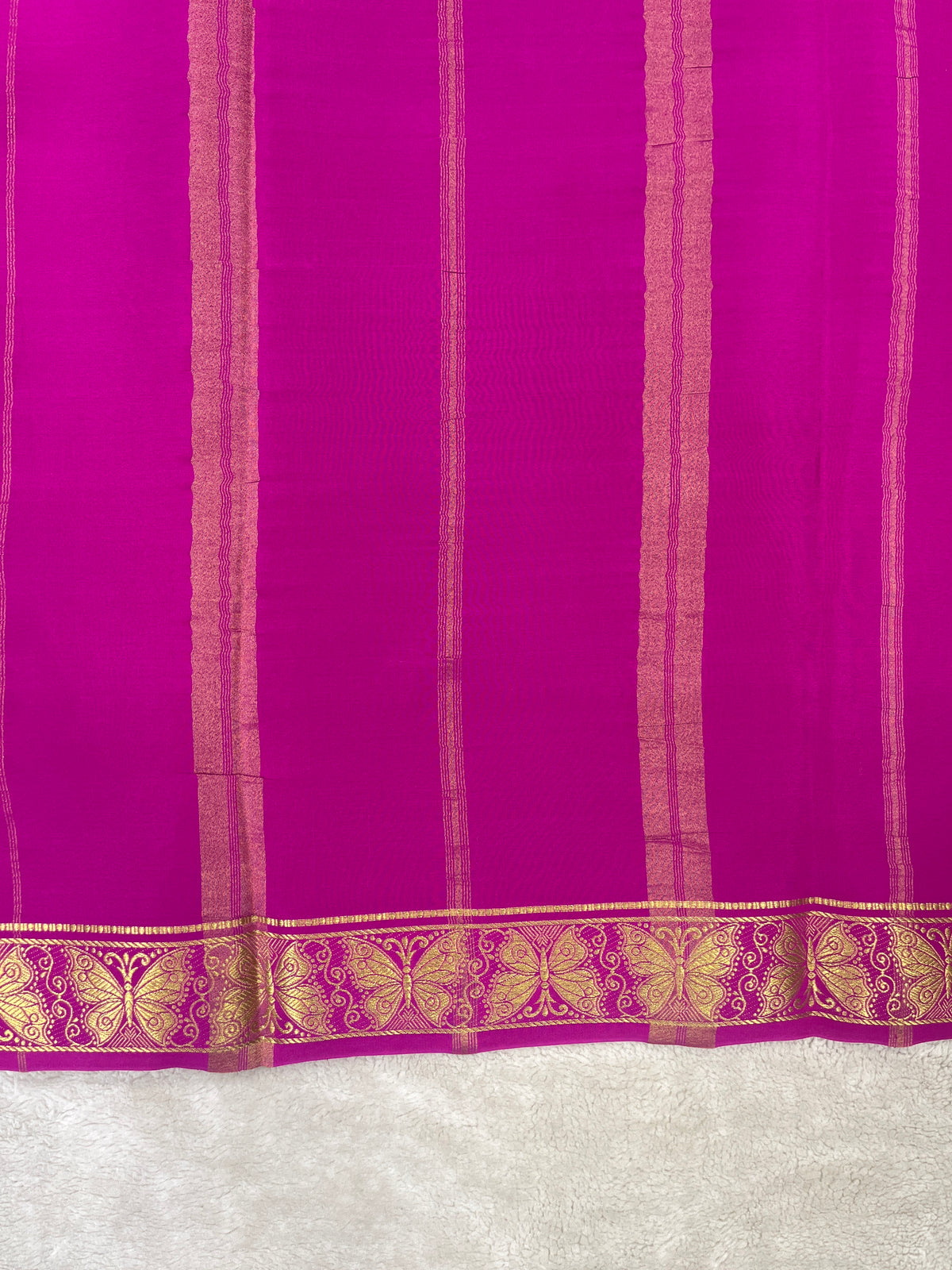 Pure Mysore Silk Saree-(144532)
