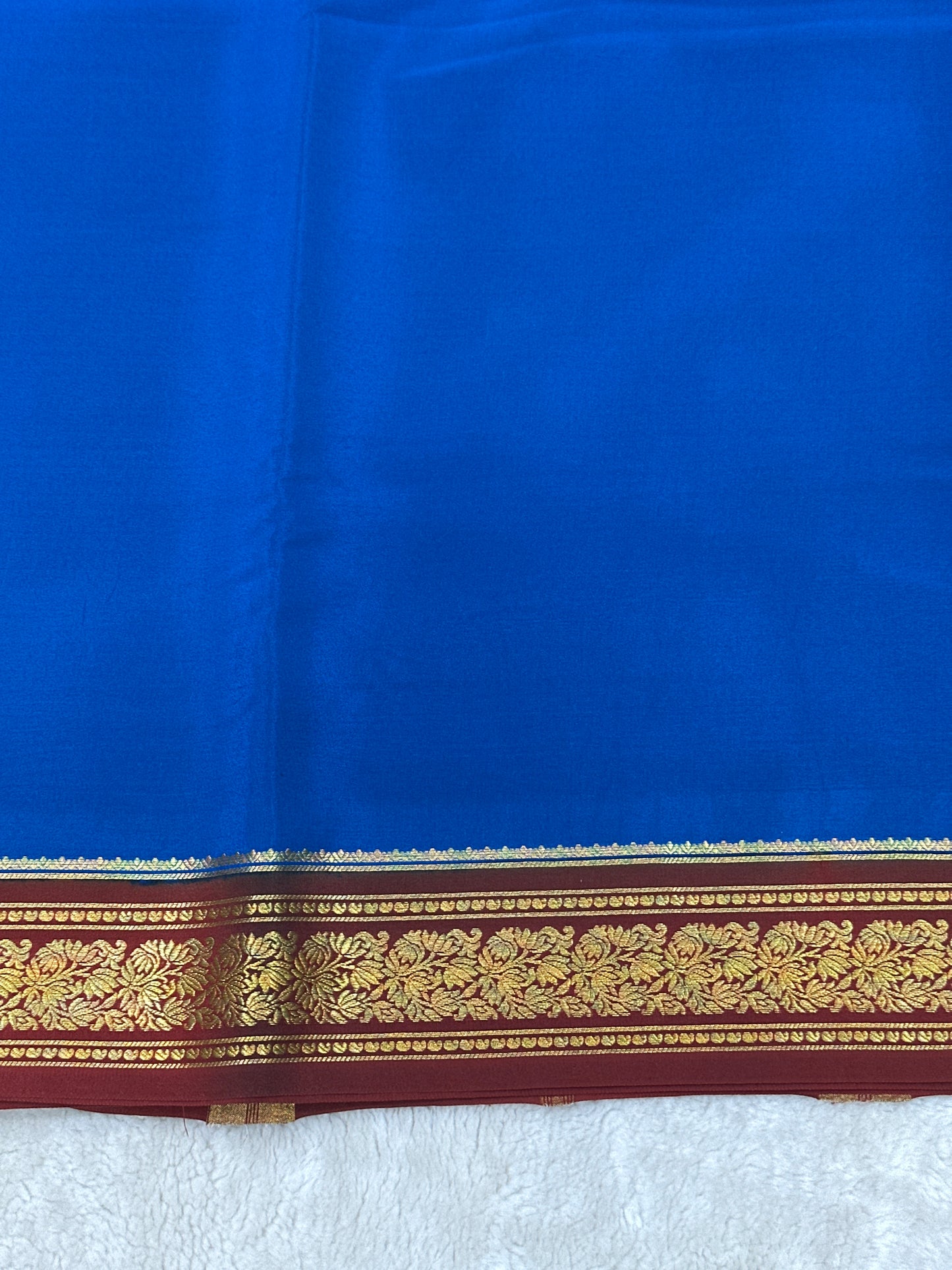 Sliver Based zari Pure Mysore Silk Saree