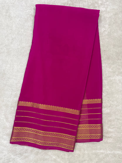 Pure Mysore Silk Saree-(143581)