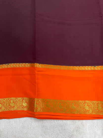 Sliver Based Zari Pure Mysore Silk Saree