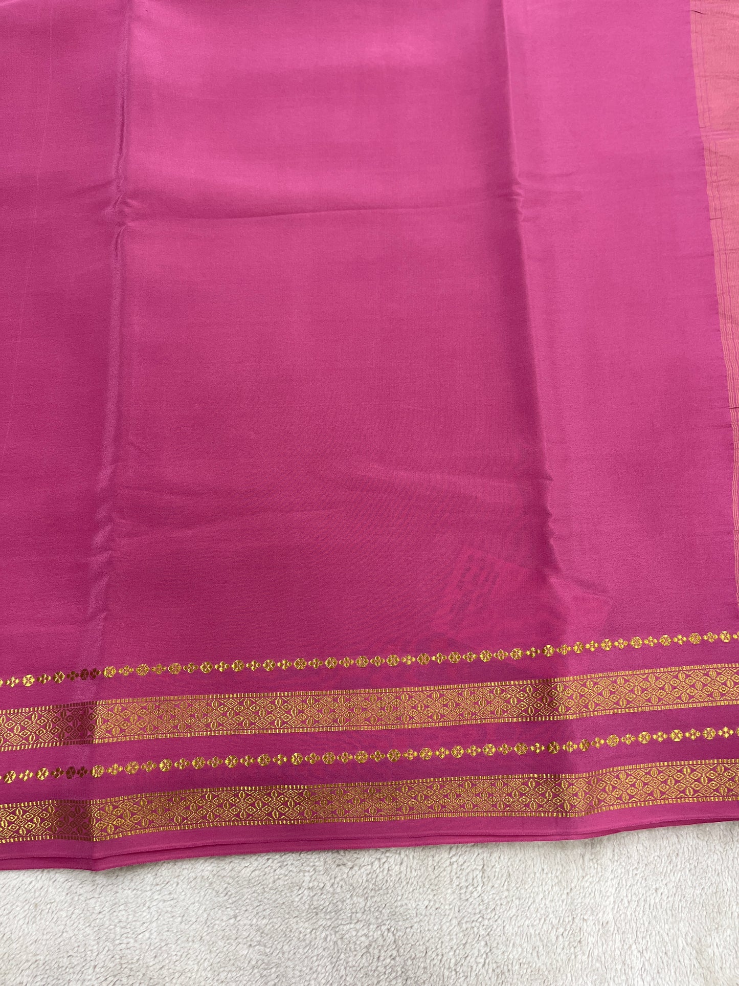 Sliver Based zari Pure Mysore Silk Saree