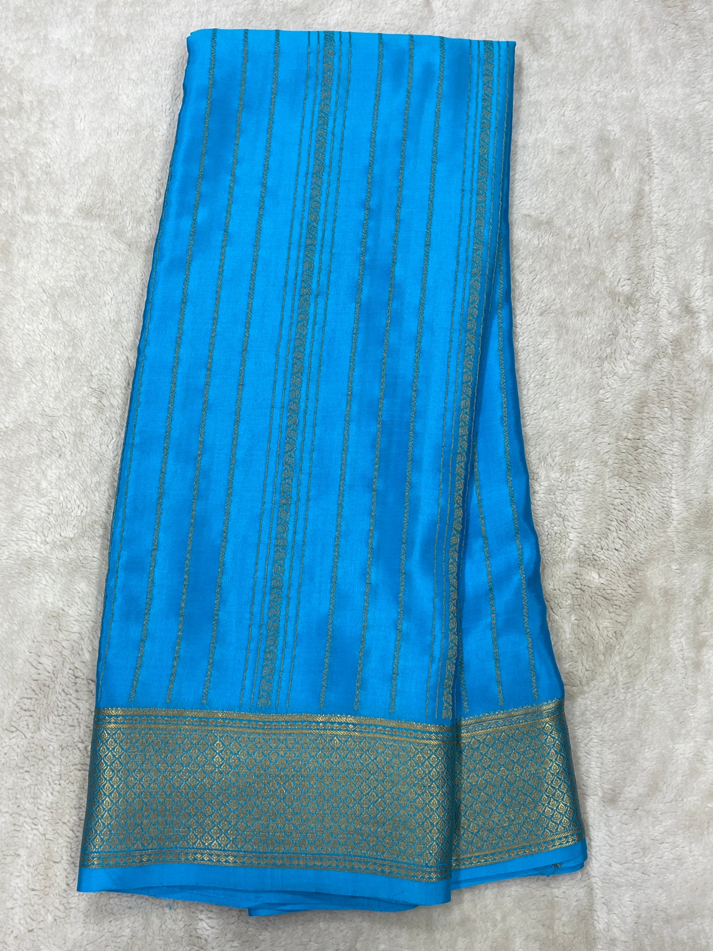 Pure Crepe Mysore Silk Dt strips - 1145306