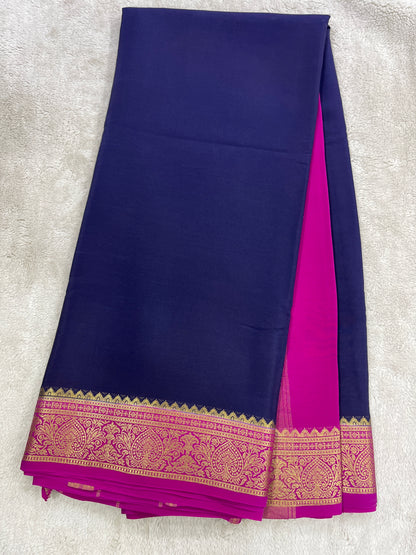 Sliver Based Zari Pure Mysore Silk Saree