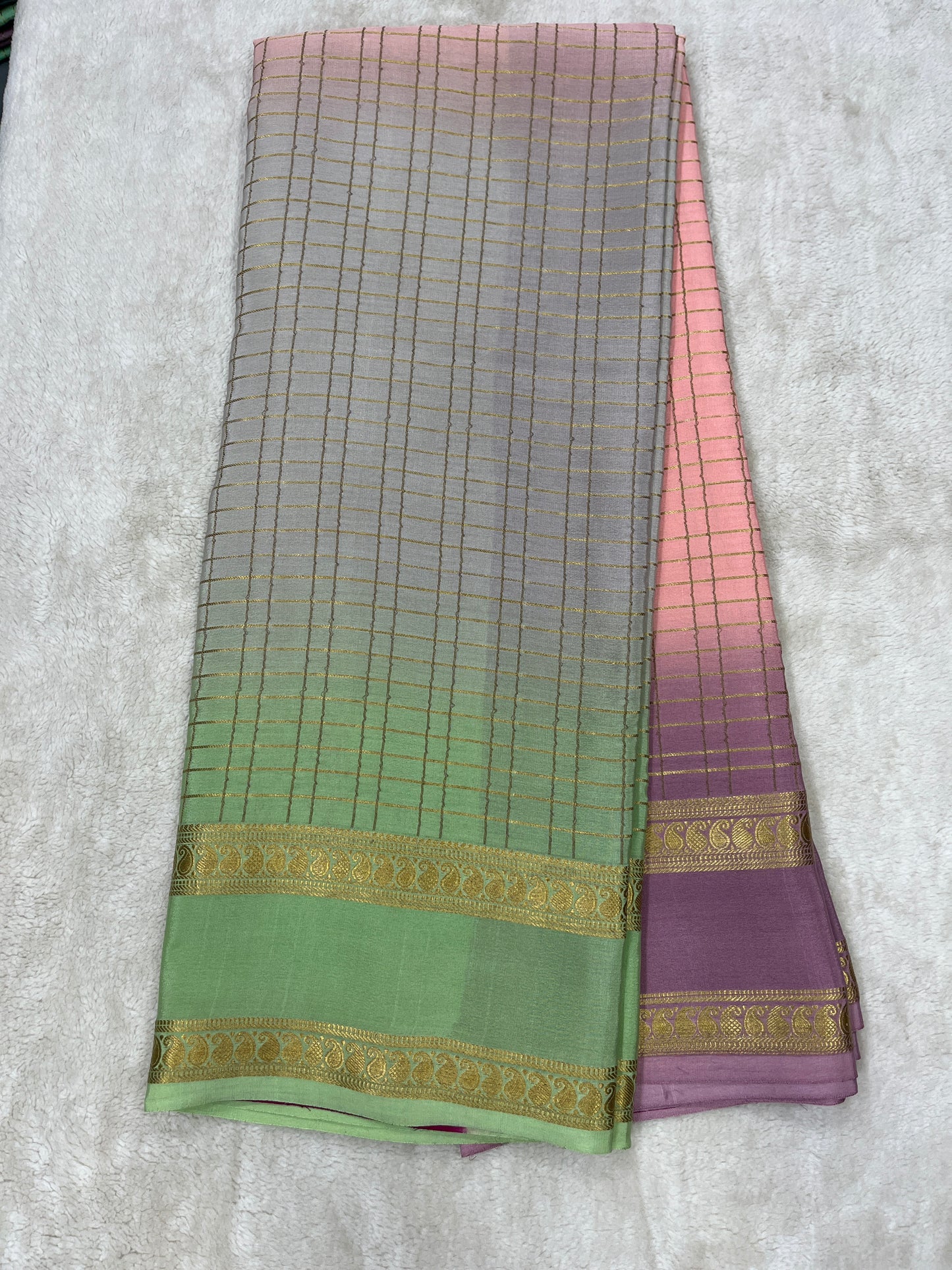 Pure Crepe Mysore Silk - 1627211