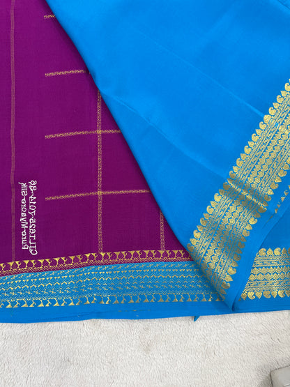Pure Mysore Silk-Big Checks- 120GSM (1462531)