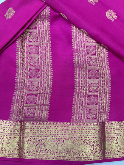Pure Mysore silk saree- Butta(259871)