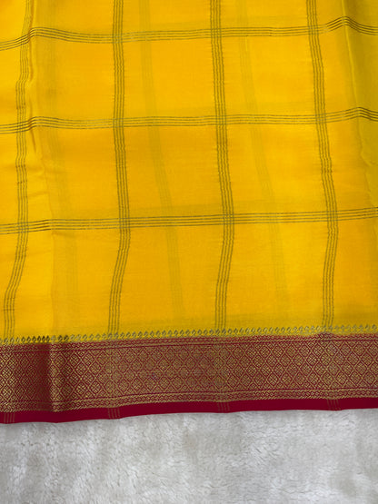 Sliver zari Mysore silk sarees