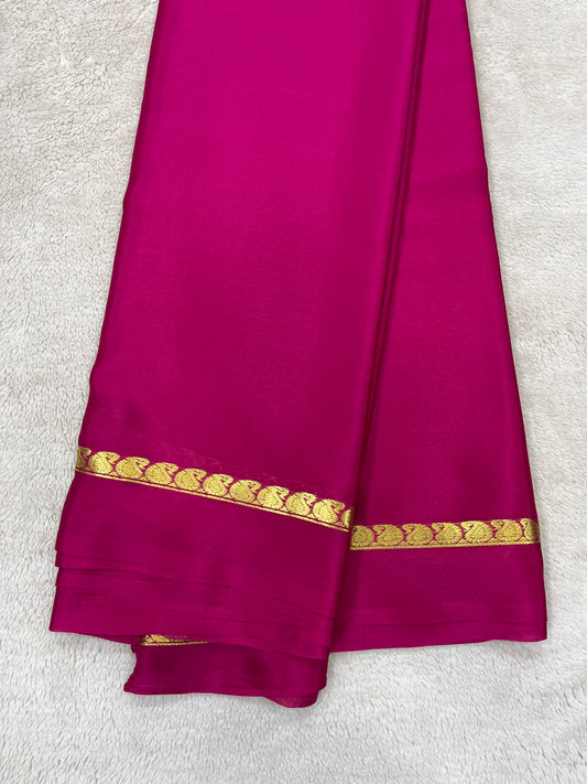 Pure crepe Mysore silk-Piping Self(1103603)