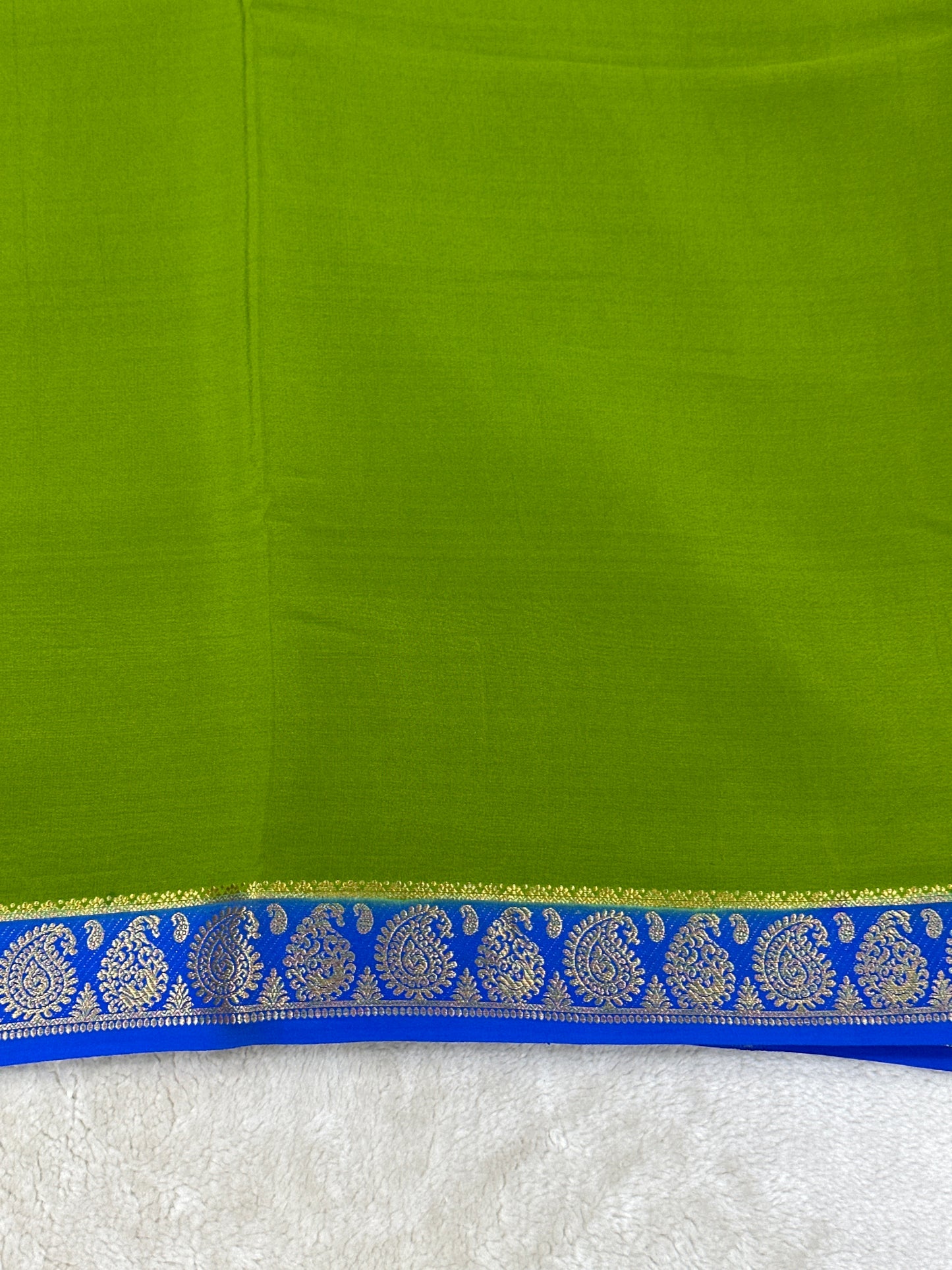 Sliver Based zari Pure Mysore Silk Saree