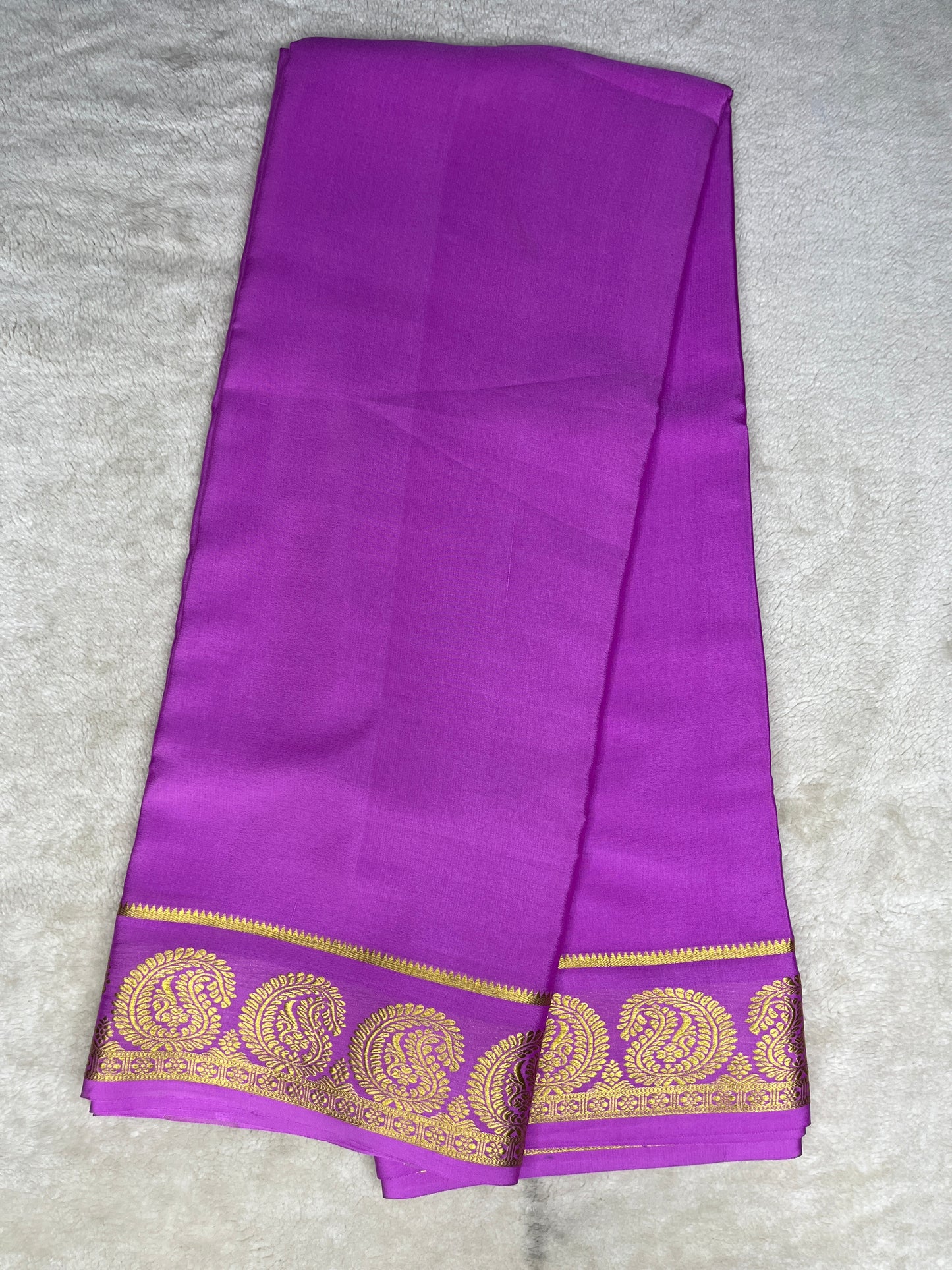 Pure Mysore crepe saree-120GSM(1104001)